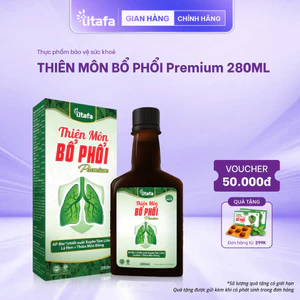 TPBVSK Thiên Môn Bổ Phổi Premium TITAFA chai 280ml - Hỗ trợ bổ phổi, giảm ho, đờm, đau họng, khản tiếng