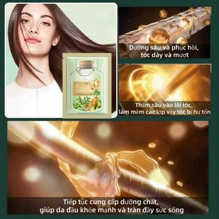 Kem nhuộm tóc bọt, che phủ tóc bạc hoàn toàn, màu sắc bền lâu, nhuộm tóc đơn giản, không gây kích ứng, không làm hại tóc