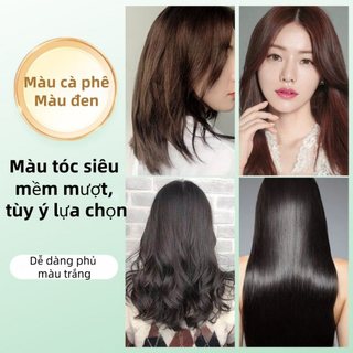 Kem nhuộm tóc bọt, che phủ tóc bạc hoàn toàn, màu sắc bền lâu, nhuộm tóc đơn giản, không gây kích ứng, không làm hại tóc