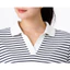 Áo Polo Nữ Yody Kẻ Dáng Suông Cổ V WCPO25A444