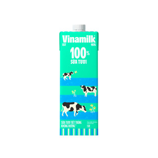 Thùng 12 hộp Sữa tươi tiệt trùng không đường Vinamilk 100% Sữa tươi hộp 1 lít