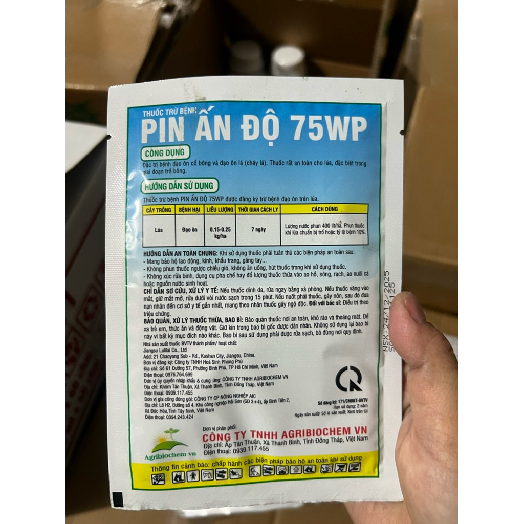 [10 gói tặng 1 gói] BEEM MỸ 75WP quản lý đạo ôn lá, đạo ôn cổ bông gói 30g