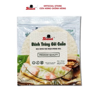Bánh Tráng Gỏi Cuốn Shammi 400g 22cm –Loại 1-Vỏ Mỏng,Dẻo Dai,Không Rách Khi Cuốn