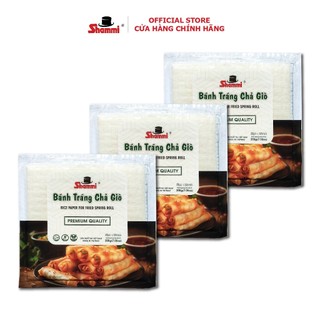 Combo 3 Bánh Tráng Chả Giò Shammi 200g-Vỏ Mỏng,Dai,Không Rách Khi Cuốn-Không Tạp Chất Phụ Gia
