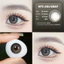Lens mắt FC-401 Gray màu xám nâu viền đen nổi bật, size vừa - thương hiệu LUNA EYES