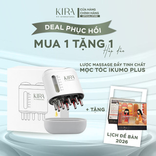 Lược massage mọc tóc Ikumo Plus – hỗ trợ thẩm thấu tinh chất, lưu thông kinh lạc và thư giãn da đầu.