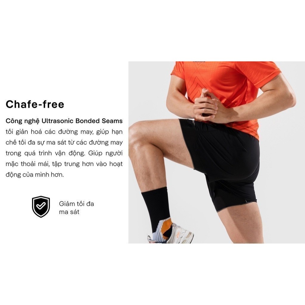 [TẶNG QUÀ ĐƠN 329K]Combo 2 quần lót nam thể thao chạy bộ Fast & Free Run công nghệ Không Đường May êm ái Coolmate