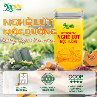 Ngũ Cốc Ăn Sáng Nghệ Lứt Mộc Dưỡng Lạc Yên Foods - Bột Nghệ Gạo Lứt Mix Đậu Hạt Rau Củ Thơm Ngon