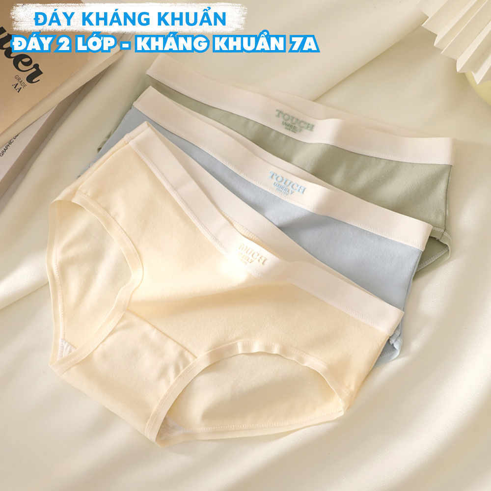 Quần Lót Nữ Cotton Cao Cấp Thiết Kế Cạp Chun Mềm Mại, Quần Chip Nữ Màu Pastel Nhẹ Nhàng ZANABRA L4111