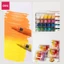 Bút Màu Acrylic Marker Roller Đầu Lông Mềm Deli 72/84/92/104M Bút Lông Vẽ Mọi Chất Liệu