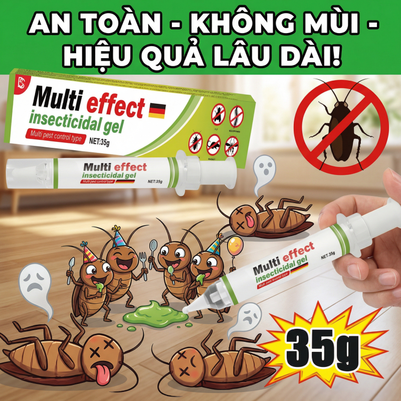 🪳 Chỉ một đêm, gián sẽ biến mất khỏi cả nhà! 🪳Thuốc diệt gián diệt gián gel diệt gián công thức mới nhất từ Đức