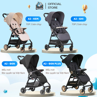 Xe Đẩy Cho Bé Baobaohao A2 Chính Hãng, Xe Đẩy Gấp Gọn Tiện Lợi Cho Du Lịch Có Phanh Kép, Bánh Xe Giảm Xóc An Toàn