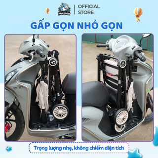 [Độc quyền SVIP] Xe Đẩy Cho Bé Baobaohao A2 Chính Hãng Gấp Gọn Tiện Lợi Có Phanh Kép, Bánh Xe Giảm Xóc An Toàn