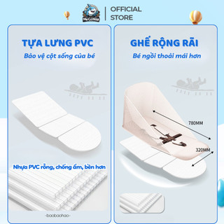 [Độc quyền SVIP] Xe Đẩy Cho Bé Baobaohao A2 Chính Hãng Gấp Gọn Tiện Lợi Có Phanh Kép, Bánh Xe Giảm Xóc An Toàn