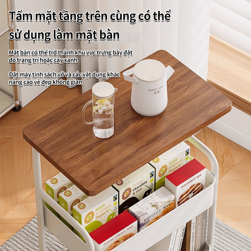 Kệ Xe Đẩy 3 Tầng Có Bánh Xe – Giải Pháp Tiết Kiệm Diện Tích Cho Spa, Thẩm Mỹ Viện Và Nhà Bếp