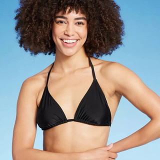 (Size XL) Lẻ áo bơi áo bikini đi biển dây buộc màu đen sang trọng có sẵn đệm mút hàng VNXK hãng Shade and shore