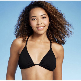 (Size XL) Lẻ áo bơi áo bikini đi biển dây buộc màu đen sang trọng có sẵn đệm mút hàng VNXK hãng Shade and shore