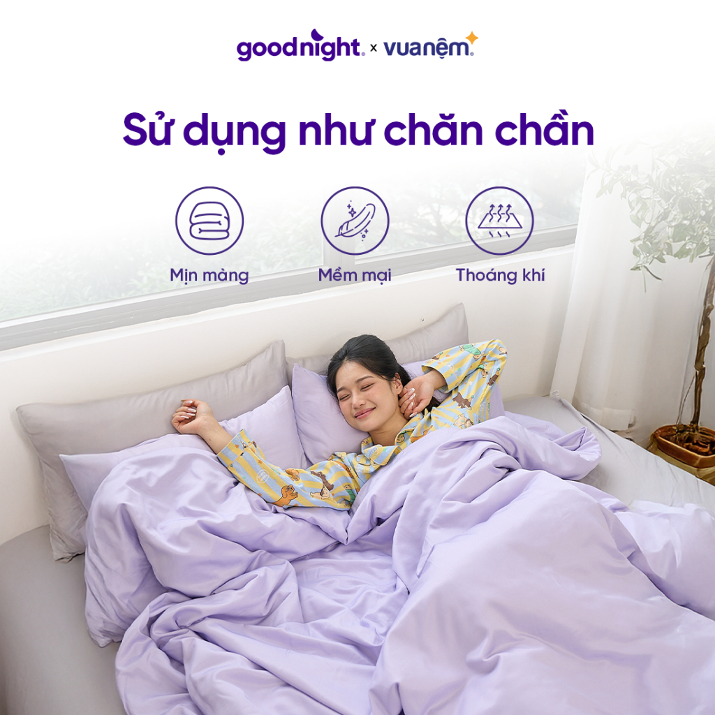 [ĐẶT TRƯỚC] Bộ Ga 3 Món & Vỏ Chăn Trần Bông size 2mx2m2 - Ga Thấm Hút Mồ Hôi, 4 Màu Trendy,Chất Liệu Thiên Nhiên