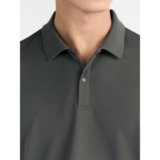 Owen - Áo polo Body Fit APV257003 màu Xám đậm chất liệu Nylon spandex