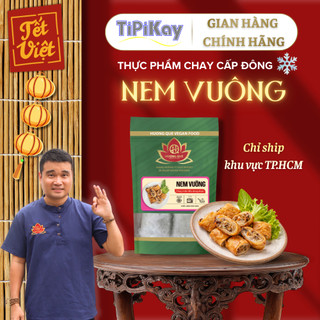 [Hỏa Tốc HCM_Đông Lạnh] Nem Vuông Chay 300g - TiPiKay Shop