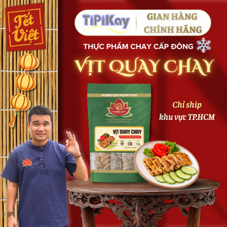[Hỏa Tốc HCM_Đông Lạnh] Vịt Quay Chay 300g TiPiKayShop – Đồ Ăn Chay Ngon Chuẩn Vị Hoa, Tiện Lợi