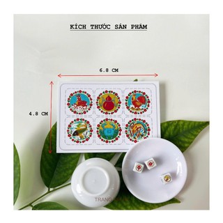 Mô hình bầu cua mini, bầu cua mini trang trí nhà búp bê