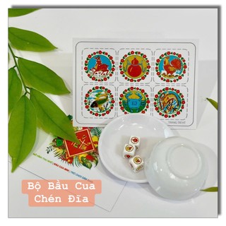 Mô hình bầu cua mini, bầu cua mini trang trí nhà búp bê
