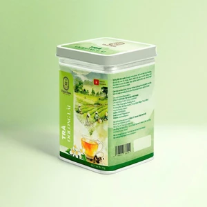 Trà Oolong Lài Thảo Thơm, Hũ Thiếc 90Gram, Chát Nhẹ Thơm Dịu Hương Hoa Lài