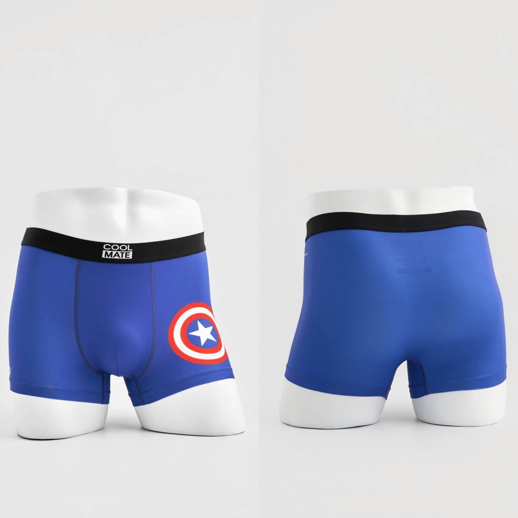 [MUA 5 TẶNG 1]Combo 5 quần lót nam Trunk siêu anh hùng thoáng khí Coolmate [BST MARVEL]