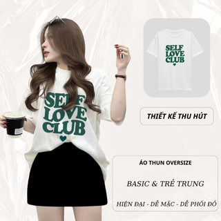 Set Bộ Áo Phông Nữ Chepol Form Rộng, In Chữ, Cổ Tròn, Phối Chân Váy, Chất Cotton ( Áo Thun Trắng + Chân Váy Đen)CP_10192