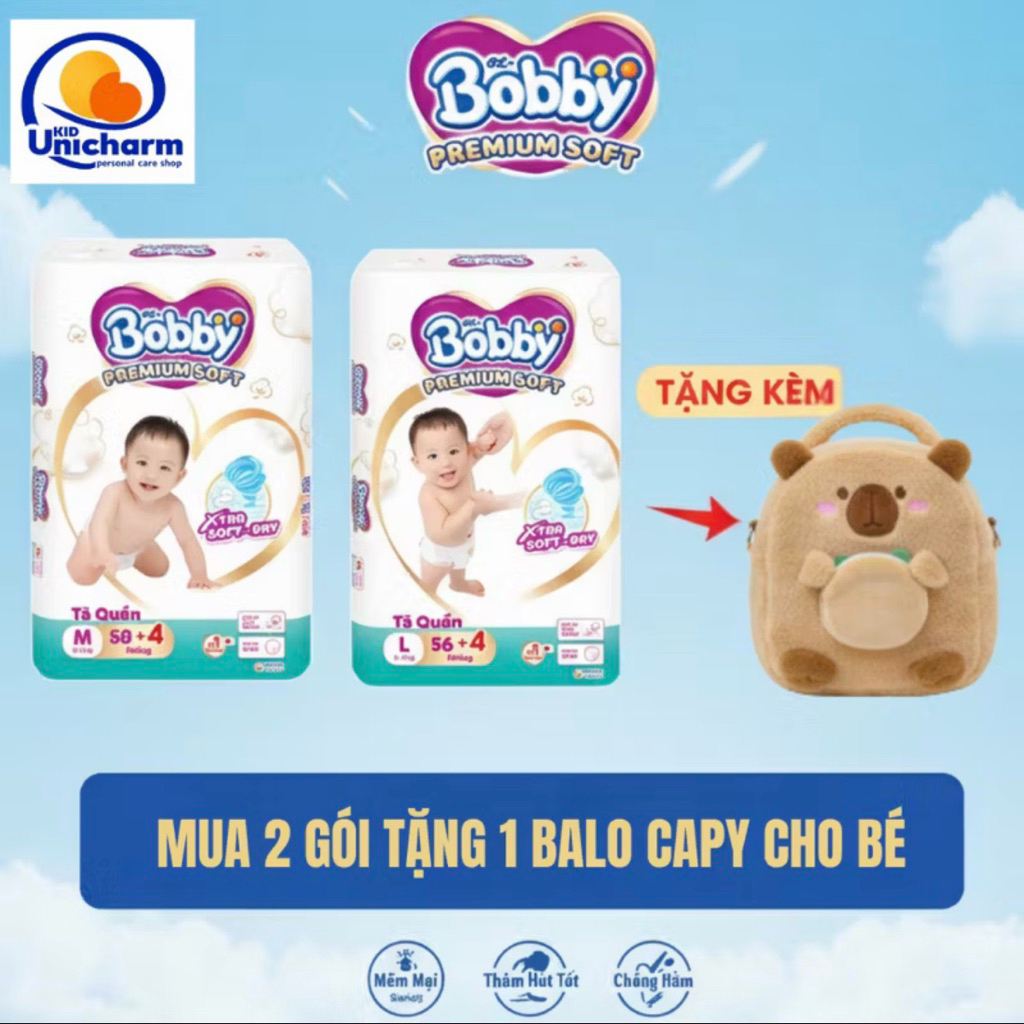 Tả quần Bobby Premium Soft cao cấp, sợi bông tự nhiên - Quà tặng bao la ...