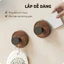 Móc treo hút chân không chịu lực tốt - không cần đục tường - kiểu vân gỗ HomieTech