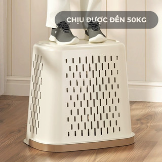 Giỏ đựng quần áo bẩn  ,giỏ đựng quần áo để nhà tắm có quai xách, giỏ đựng quần áo bẩn đa năng có tay cầm HomieTech