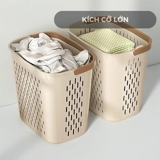 Giỏ đựng quần áo bẩn  ,giỏ đựng quần áo để nhà tắm có quai xách, giỏ đựng quần áo bẩn đa năng có tay cầm HomieTech