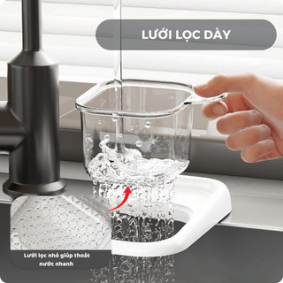 Giỏ lọc rác bồn rửa bát nhà bếp đa năng , lưới lọc cặn bã, thoát nước nhanh, chống nghẹt hiệu quả  HomieTech