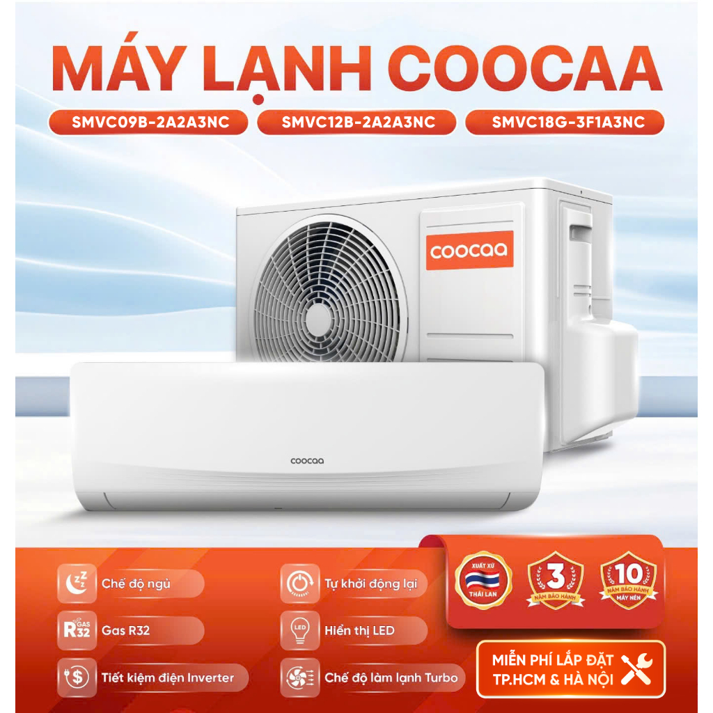 Máy lạnh Coocaa Inverter SMVC Series