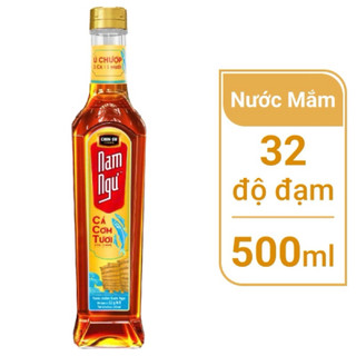 Nước mắm Nam Ngư cá cơm tươi cao cấp và Chin Su biển đông chai thủy tinh - 500ml và 720ml