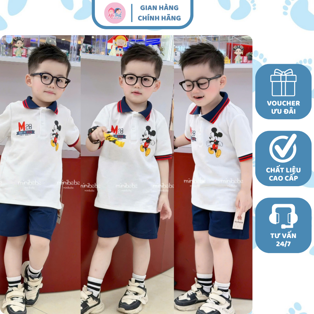 [À ƠI SHOP] T22- bộ polo mickey m28- a117.1760