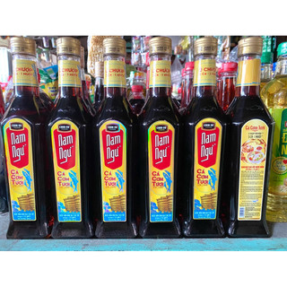 Nước mắm Nam Ngư cá cơm tươi cao cấp và Chin Su biển đông chai thủy tinh - 500ml và 720ml