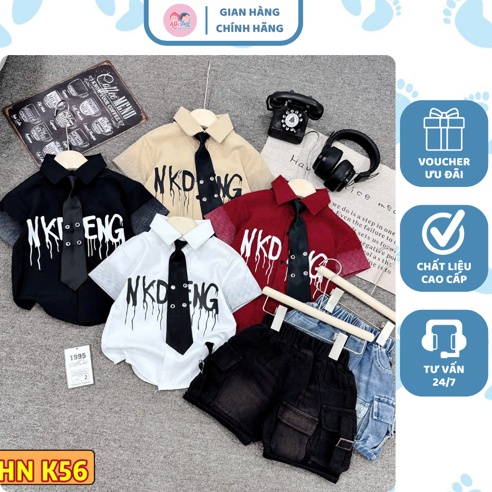 [À ƠI SHOP] V22- bộ sơ mi cộc nk deng - a108.321