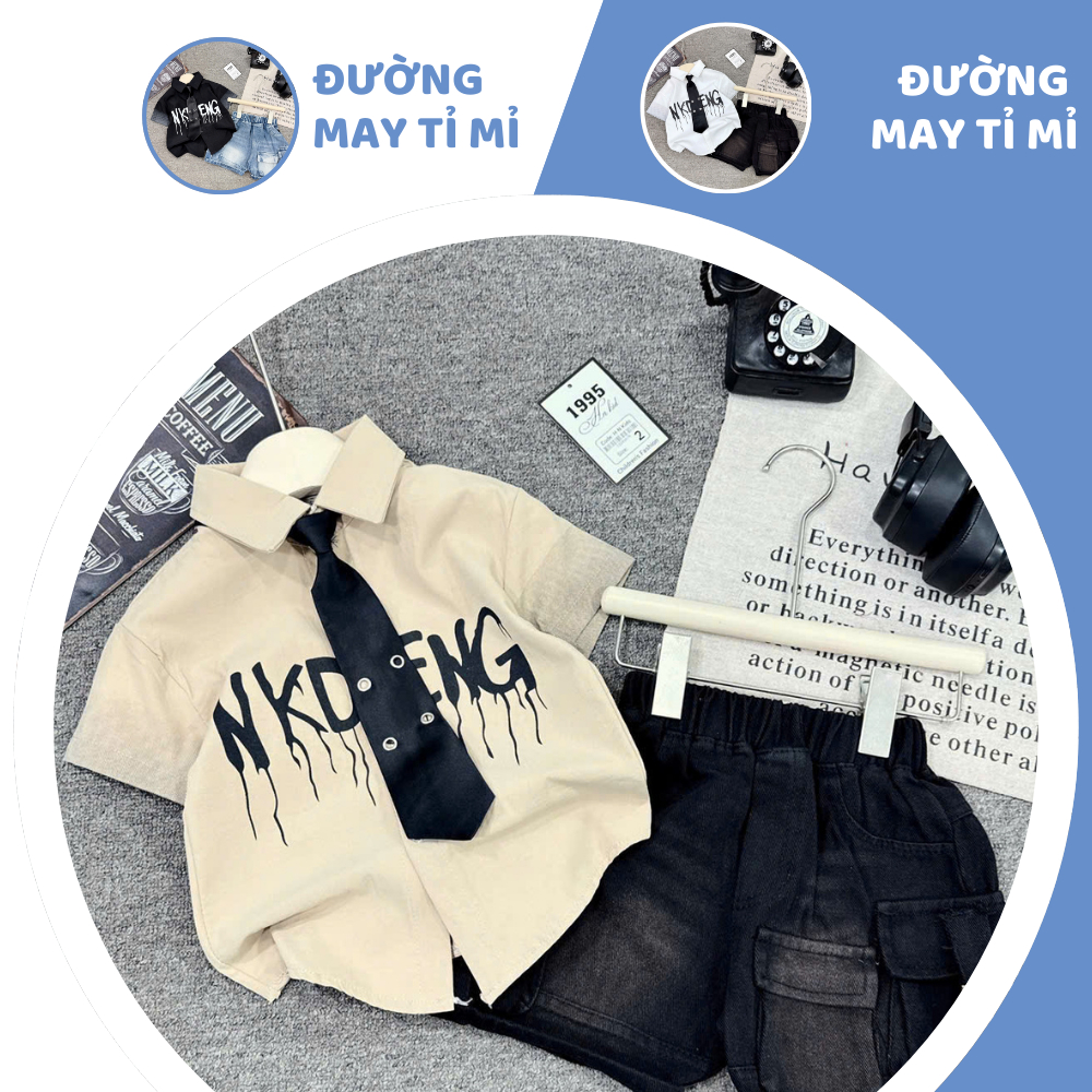 [À ƠI SHOP] V22- bộ sơ mi cộc nk deng - a108.321