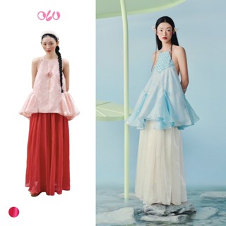 Chân váy OLV xòe dáng dài Tú Chi Tường Vân và Nhu Vi nhiều màu phù hợp đi tiệc (Không kèm áo yếm)