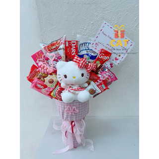 🎀 SET QUÀ TRỤ TRÒN – BÓ HOA BÁNH KẸO KÈM GẤU SIÊU DỄ THƯƠNG 🎀 - QUÀ TẶNG BẠN GÁI, BÉ GÁI SINH NHẬT - 8/3- HOA BÁNH KẸO