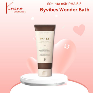 [Hàng CTY] Sữa rửa mặt tạo bọt PHA 5.5 Byvibes Wonder Bath 130ml