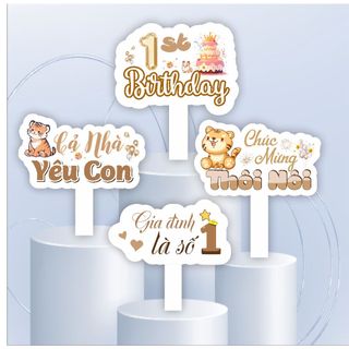 Combo 4 Hashtag Thôi Nôi, Sinh nhật.