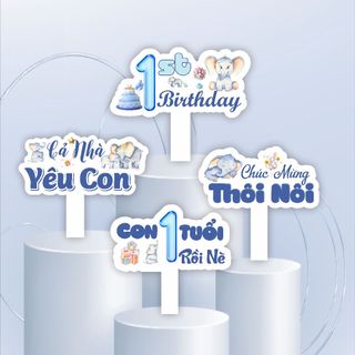 Combo 4 Hashtag Thôi Nôi, Sinh nhật.
