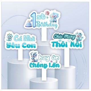 Combo 4 Hashtag Thôi Nôi, Sinh nhật.