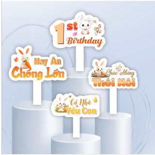 Combo 4 Hashtag Thôi Nôi, Sinh nhật.