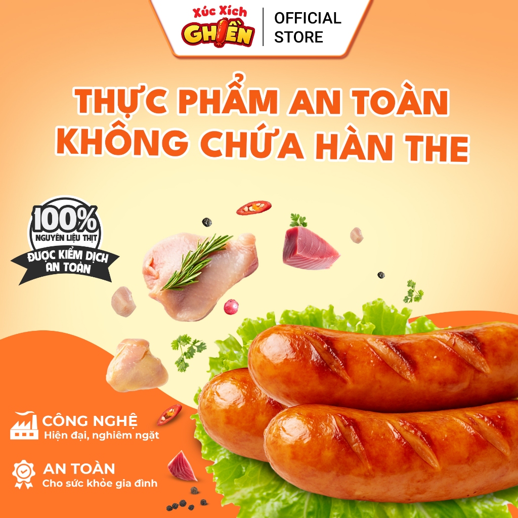 Xúc Xích Xông Khói Lõi Nhân Alaca Vietinter Foods (Gói 500g)