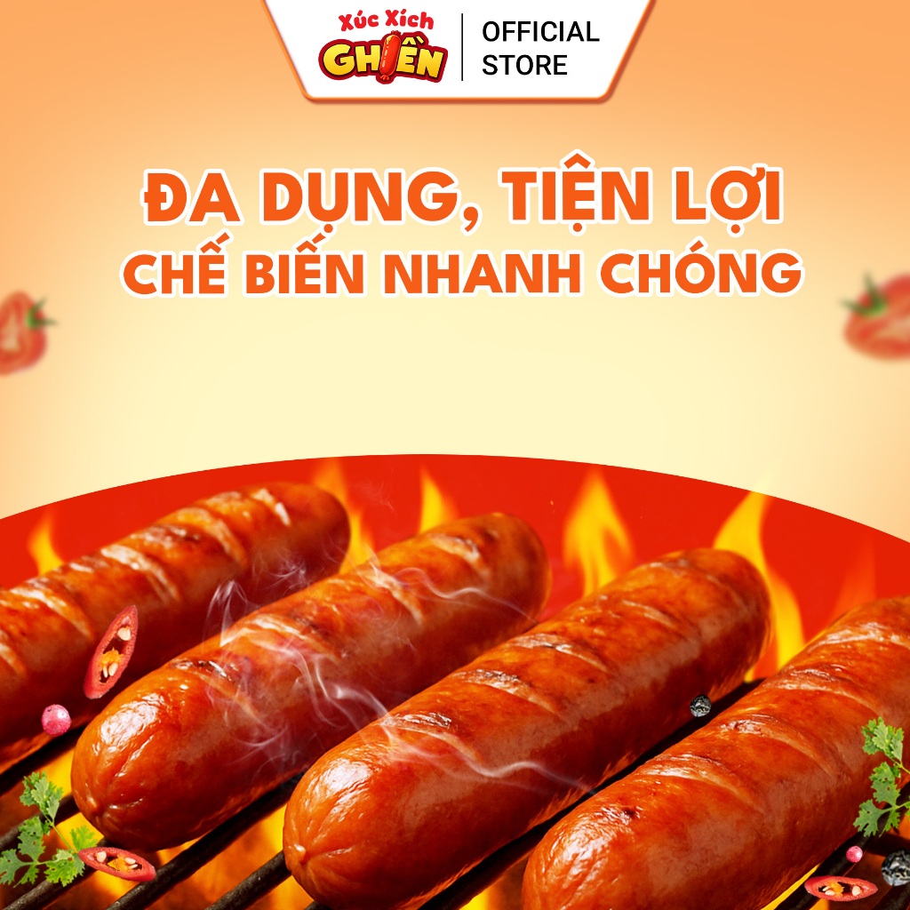 Xúc Xích Xông Khói Lõi Nhân Alaca Vietinter Foods (Gói 500g)